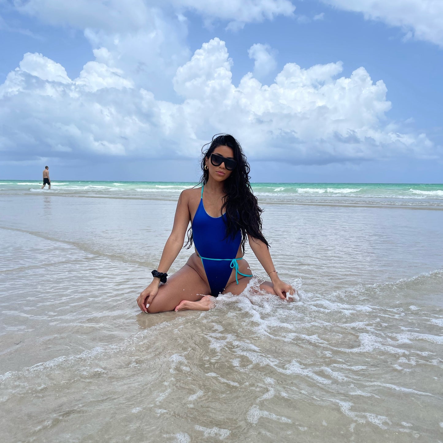 SKY + OCEAN BLUE ONE PIECE