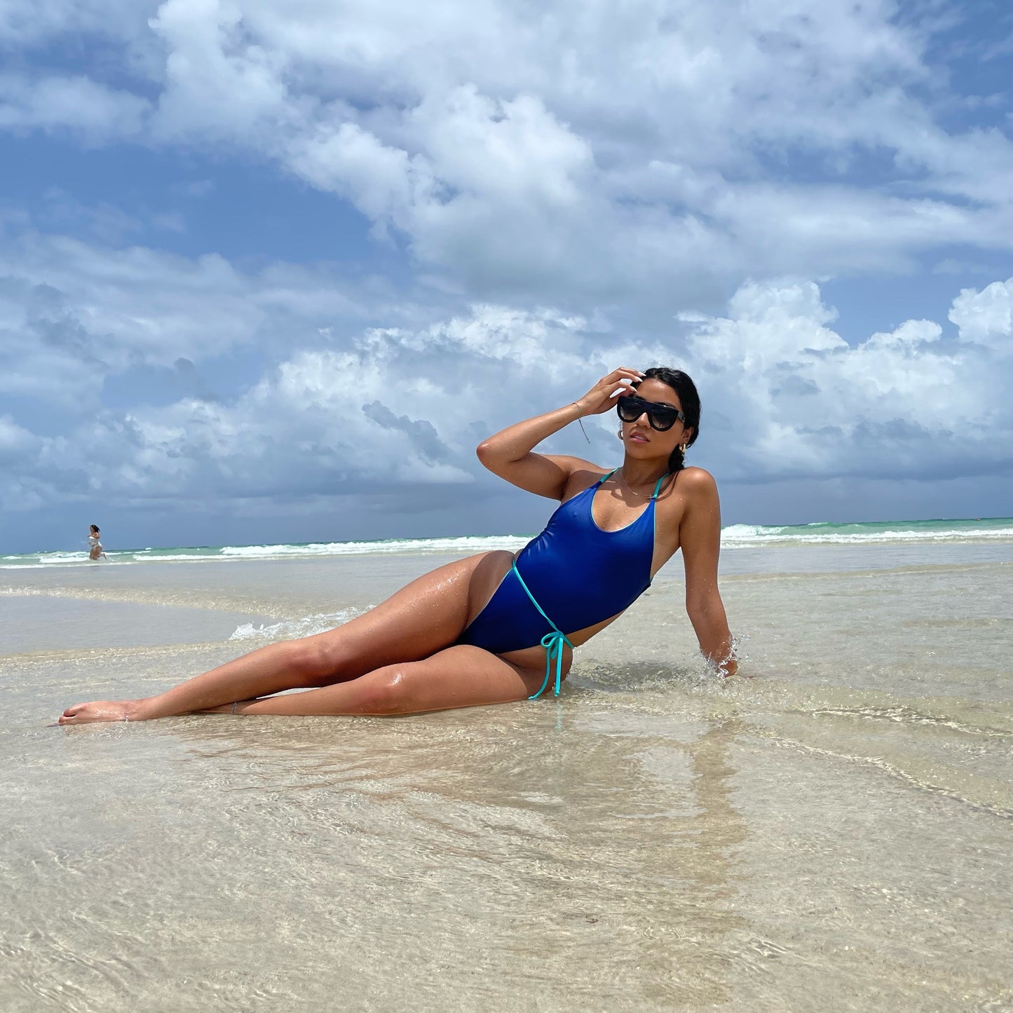 SKY + OCEAN BLUE ONE PIECE